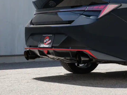 aFe 49-37028-B POWER Takeda Hyundai Elantra N 22-23 L4-2.0L (t) 3in 304 SS Cat-Back Exhaust w/ Black Tips