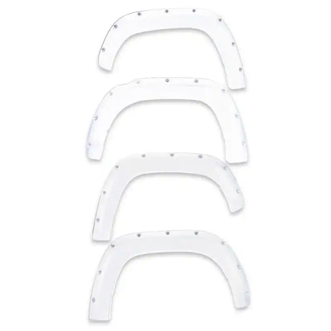 EGR 14+ Chev Silverado 6-8ft Bed Bolt-On Look Color Match Fender Flares - Set Summit White