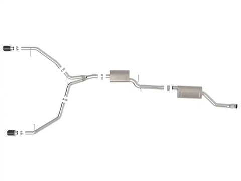 aFe 49-36438-C MACH Force-Xp 13-16 Audi Allroad L4 SS Cat-Back Exhaust w/ Carbon Tips