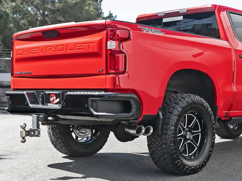 aFe 49-34106-P Vulcan Series 3in 304SS Exhaust Cat-Back w/Pol Tip 2019 GM Silverado/Sierra 1500 V6-4.3L/V8-5.3L