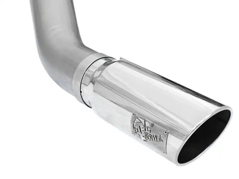 aFe 49-42051-1P MACHForce XP Exhaust Large Bore 5in DPF-Back SS 13-15 Dodge Trucks L6-6.7L (td) *Polish Tip