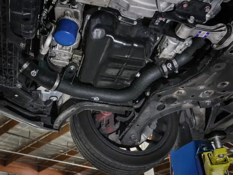 aFe 46-20644-B 19-22 Hyundai Veloster N L4 2.0L (t) BladeRunner Aluminum Hot & Cold Charge Pipe Kit - Black