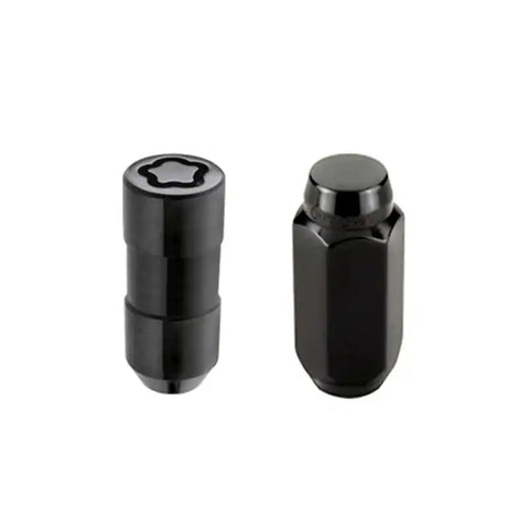 McGard 5 Lug Hex Install Kit w/Locks (Cone Seat Nut) M14X2.0 / 13/16 2.25in. Length - Black