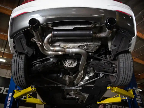 aFe 49-36347-P MACHForce XP 3in to 2.5in 304 SS Cat-Back Exhaust w/ Polished Tips 14-16 BMW M235i