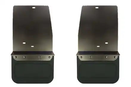 Cloud-Rider 807-1206R 12 Custom Kickback Mudflaps - No Insert for 2019 (New Body Style) Chev Silverado Rear