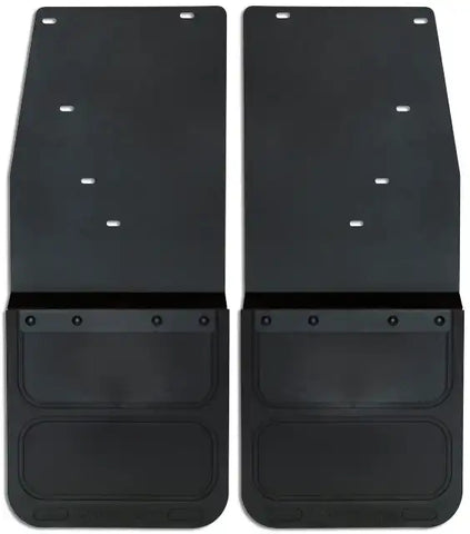 Cloud-Rider 807-2000R 12 Custom Kickback Mudflaps - No Insert for 2015-2019 GMC Sierra 2500-3500 Rear