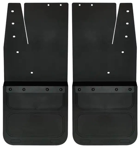 Cloud-Rider 807-4002R 12 Custom Kickback Mudflaps - No Insert for 2011-2016 Ford F-250-F-350 Superduty Rear