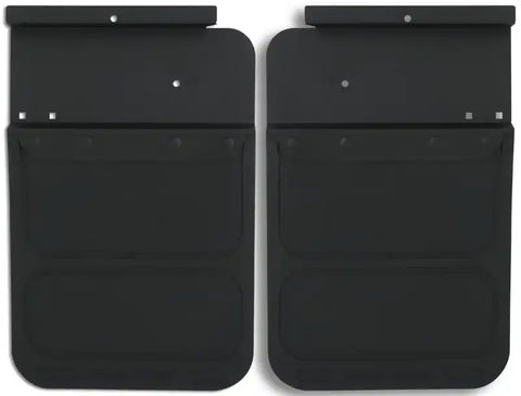 Cloud-Rider 807-4004R 12 Custom Kickback Mudflaps - No Insert for 2007-2019 Ford F-250 -F-350 Super Duty Rear- Drill Install