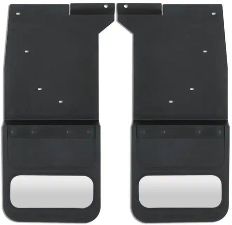 Cloud-Rider 808-1204R 12 Custom Kickback Mudflaps - with Insert for 2015-2019 Chev Silverado 2500-3500 Rear 2 Kick