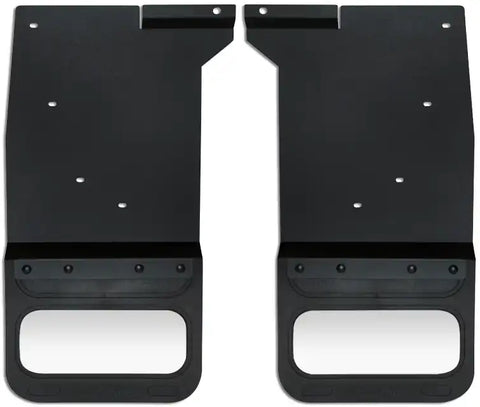 Cloud-Rider 808-1205R 12 Custom Kickback Mudflaps - with Insert for 2014-2019 Chev Silverado 1500 [17 Wheel Size] Rear 2 Kick