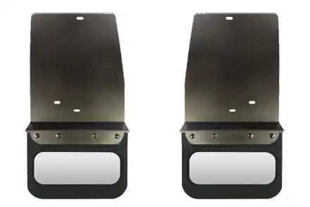 Cloud-Rider 808-1206R 12 Custom Kickback Mudflaps - with Insert for 2019 (New Body Style) Chev Silverado Rear 2 Kick