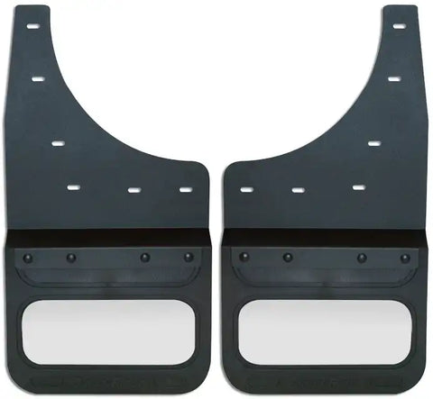 Cloud-Rider 808-2000F 12 Custom Kickback Mudflaps - with Insert for 2015-2019 GMC Sierra 2500-3500 Front 2 Kick
