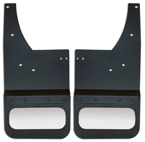 Cloud-Rider 808-4002F 12 Custom Kickback Mudflaps - with Insert for 2011-2016 Ford F-250-F-350 Superduty Front 2 Kick