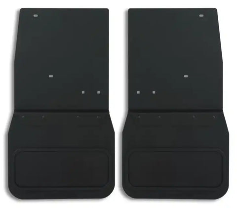 Cloud-Rider 809-3001R Black Powder Coat Hanger- Kick Back Mud Flaps - NO Insert with 'Advantage M.F. 2013-2018 Dodge Ram 2500-3500 14 Rear