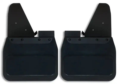 Cloud-Rider 809-4004F Black Powder Coat Hanger- Kick Back Mud Flaps - NO Insert with 'Advantage M.F. 2017-2019 Ford F-250-F-350 Super Duty 14 Front