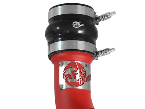 aFe 46-20138-R BladeRunner 3in Red Intercooler Tube Hot Side w/Couplings 13-14 Dodge RAM Diesel 6.7L (td)