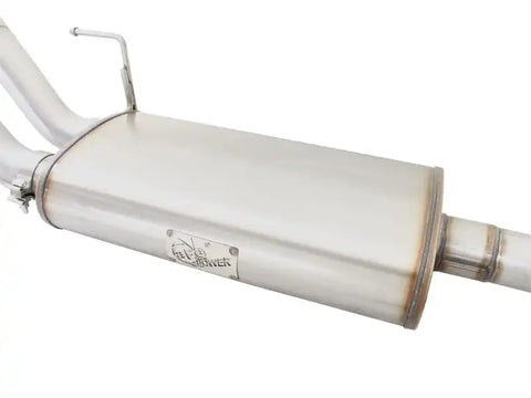 aFe 49-43074-P MACHForce XP Exhaust 3in SS Dual Side Ext CB w/ Polished Tips 2015 Ford F150 5.0L V8 CC/SB EC/LB