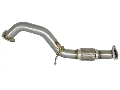 aFe 48-36605 Power Elite Twisted Steel 16-17 Honda Civic I4-1.5L (t) 2.5in Rear Down-Pipe Mid-Pipe