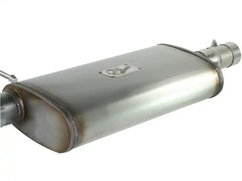 aFe 49-46223 MACHForce XP Exhausts Cat-Back SS-409 EXH Jeep Wrangler TJ 97-06 I6-4.0L HT - 2.5 In.