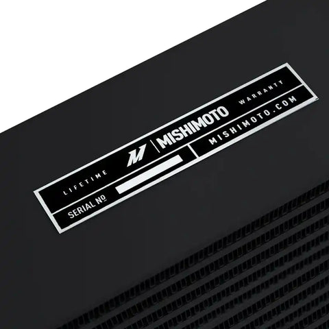 Mishimoto Heavy-Duty Oil Cooler - 10" Opposite-Side Outlets - Black