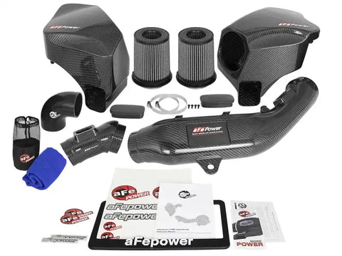 aFe 51-76305-CF POWER Momentum GT Pro Dry S Intake System 15-17 BMW M3/M4 S55 (tt)
