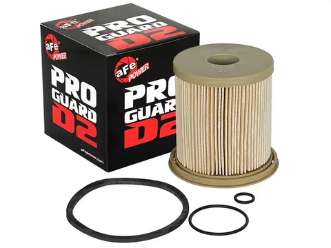 aFe 44-FF004-MB ProGuard D2 Fuel Filters (4 Pack) Dodge Diesel Trucks 97-99 L6-5.9L (td)