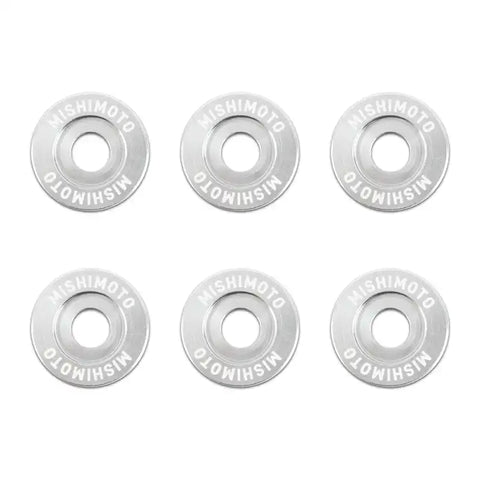 Mishimoto Small Fender Washer Kit (6pcs) - Silver