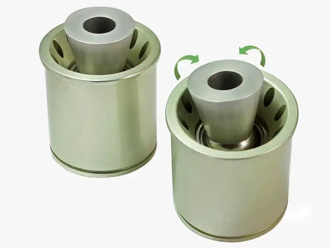 aFe 460-401003-A Control PFADT Alum Frame Solid Spherical Arm Bearings Set 06-13 Chevy Corvette C6 Z06