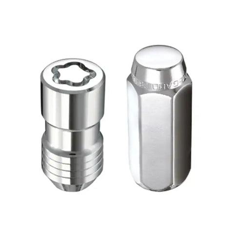 McGard 6 Lug Hex Install Kit w/Locks (Cone Seat Nut) M14X2.0 / 13/16 2.25in. Length - Chrome