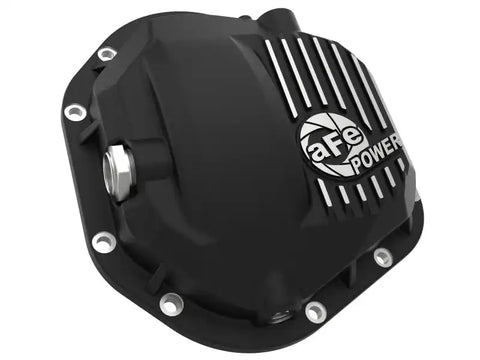 aFe 46-71100B Pro Series Dana 60 Front Differential Cover Black w/ Machined Fins 17-20 Ford Trucks (Dana 60)