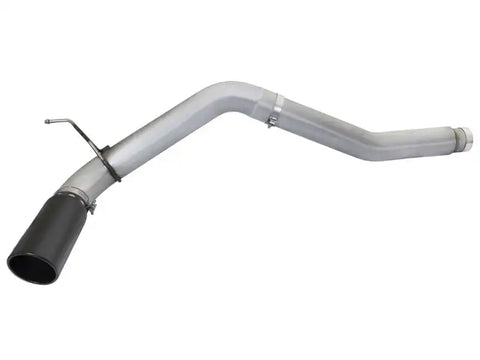 aFe 49-06112-B Atlas Exhaust 5in DPF-Back Al Steel 2016 Nissan Titan XD V8-5.0L Black Tip