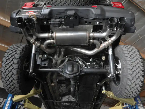 aFe 49-38098-B Vulcan Series 2.5in 304SS Cat-Back Exhaust 2021+ Jeep Wrangler 392 6.4L w/ Black Tips
