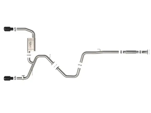 aFe 49-37028-B POWER Takeda Hyundai Elantra N 22-23 L4-2.0L (t) 3in 304 SS Cat-Back Exhaust w/ Black Tips