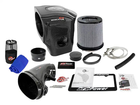 aFe 58-10003D Black Series Carbon Fiber CAIS w/PDS Filter 11-19 Dodge Challenger/Charger SRT8 V8-6.4L