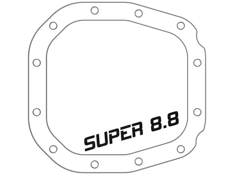aFe 46-71180A Street Series Rear Differential Cover Raw w/ Fins 15-19 Ford F-150 (w/ Super 8.8 Axles)