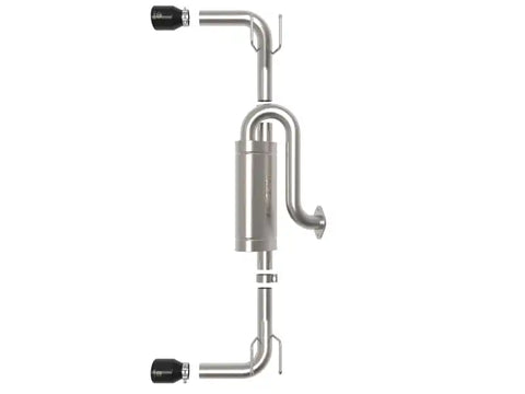 aFe 49-37023-B 19-22 Mazda 3 L4 2.5L Takeda 3in to 2-1/2in 304 Stainless Steel Axle-Back Exhaust w/ Black Tip