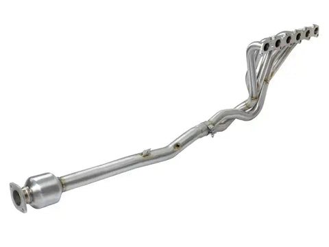 aFe 48-36105-YC Power Twisted Steel Long Tube Header & Connection Pipes (Street Series) 01-16 Nissan Patrol