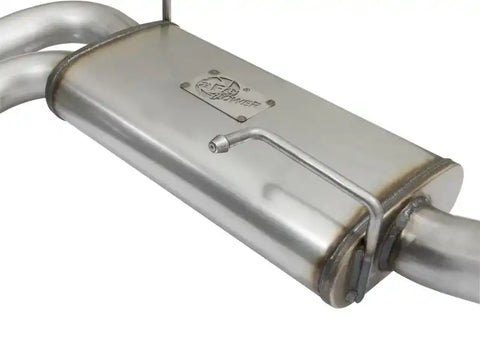aFe 49-44070-P Rebel Series CB Middle-Side Exit SS Exhaust w/ Polished Tips 09-16 GM Silverado/Sierra V6/V8