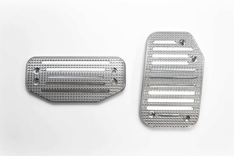 Putco 932149 - Liquid Solid Billet Track Design Accelerator and Brake Pedal Pad Set