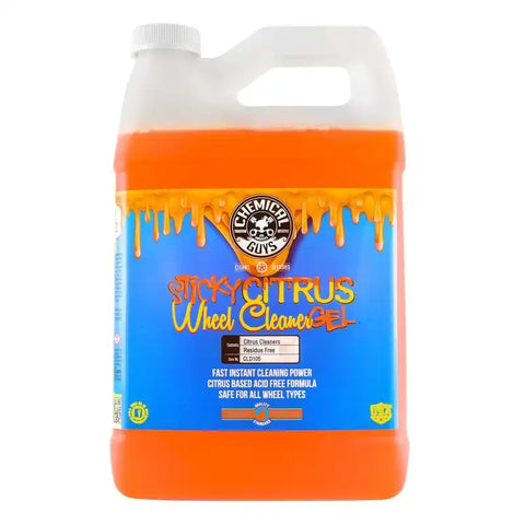 Chemical Guys Sticky Citrus Wheel & Rim Cleaner Gel - 1 Gallon - Case of 4