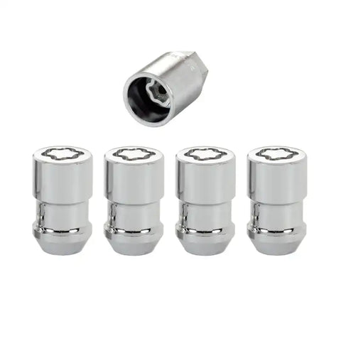 McGard Wheel Lock Nut Set - 4pk. (Cone Seat) 1/2-20 RH-LH / 13/16 Hex 1.46in. Length Chrome