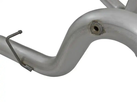aFe 49-44080-P LARGE Bore HD 4in Dual DPF-Back SS Exhaust w/Polished Tip 16-17 GM Diesel Truck V8-6.6L (td) LML
