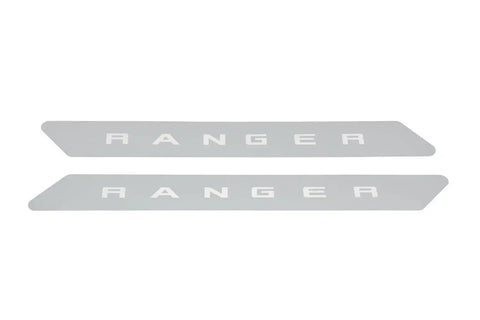 Putco 95144FD - Cargo Door Sill Protector Stainless Steel 2 pc. w/Ranger Logo