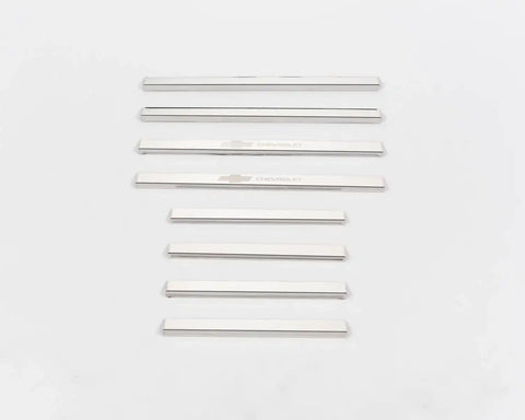 Putco 95173GM-1 - Cargo Door Sill Protector Set Stainless Steel 4 pc. w/Chevrolet Logo