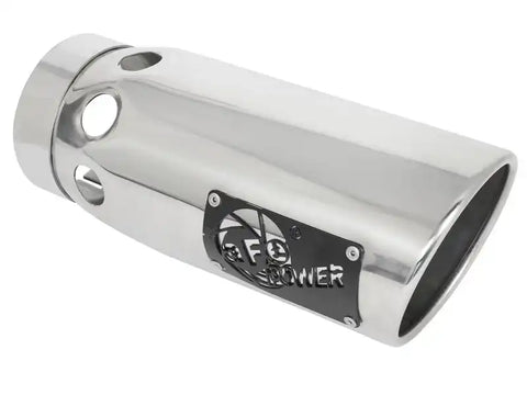 aFe 49-44126-P Large Bore-HD 4in 409SS DPF-Back Exhaust System w/Polished Tips 20 GM Diesel Trucks V8-6.6L