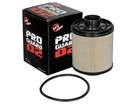 aFe 44-FF014E-MB Pro GUARD D2 Fuel Filter 11-17 Ford Diesel Trucks V8 6.7L (td) (4 Pack)