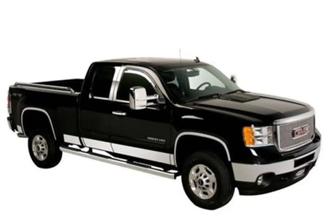 Putco 9751242GM-2 - Stainless Steel Rocker Panel w/GMC Logo