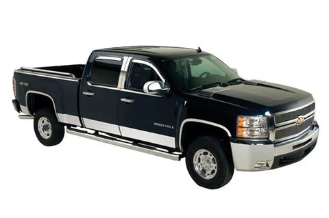 Putco 9751243GM-1 - Stainless Steel Rocker Panel w/Chevy Logo