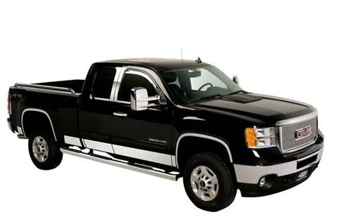 Putco 9751244GM-1 - Stainless Steel Rocker Panel w/Chevy Logo