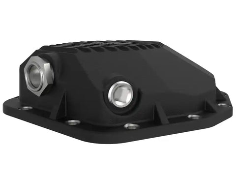 aFe 46-71190B Street Series Rear Differential Cover Black w/Machined Fins 20+ Jeep Gladiator JT (Dana M220)